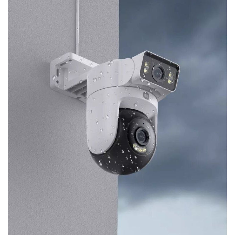 Xiaomi Outdoor Camera CW500 Dual - Dual 4MP Lens / Fixed + Pan-Tilt-Zoom (PTZ) / Two-way Intercom / Smart Full-Color Night Vision / AI Human and Vehicle Detection / Wi-Fi / White