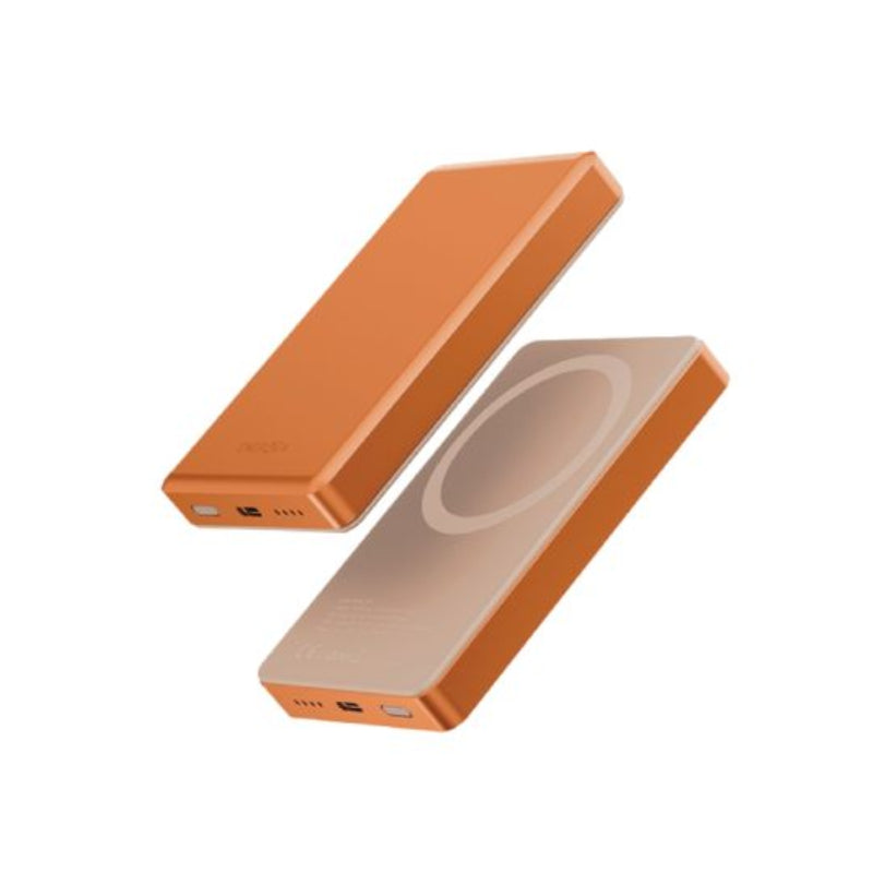 Energea AluPac Ultra Light Aluminum MagSafe Power Bank - 10000mAh / USB-C / Orange