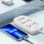 Earldom ET-SC29 Antistatic Power Socket - 4-Way / 2500W / USB-A / USB-C / White