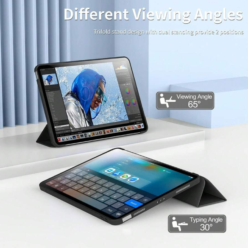 IPAD Silicon Case For Apple iPad 11 (A16) - Dark Grey