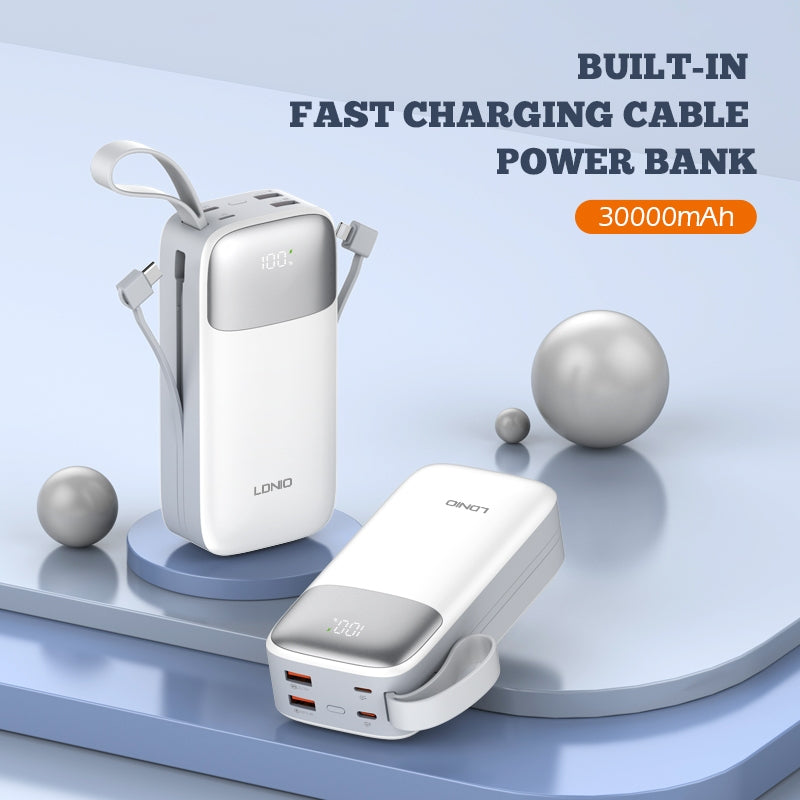 Ldnio PQ30 Fast Charging Power Bank - 30,000mAh / 22.5W