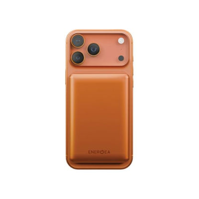 Energea AluPac Ultra Light Aluminum MagSafe Power Bank - 10000mAh / USB-C / Orange