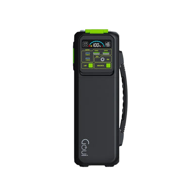 GOUI Beast Power Station with LED Flash Light - 200W / USB-A / USB-C / Black
