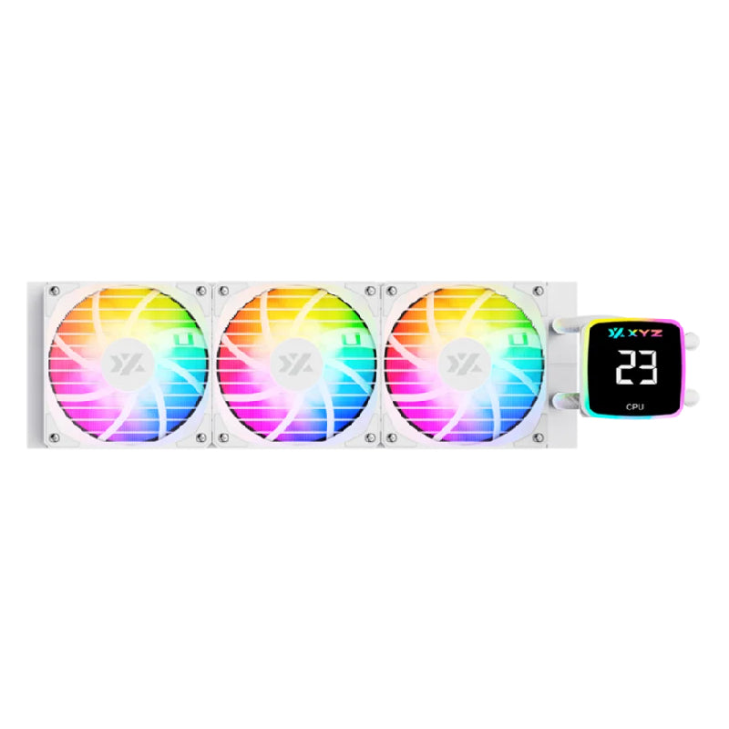 XYZ AQUAPULSE AIO 360 Liquid Cooler - White