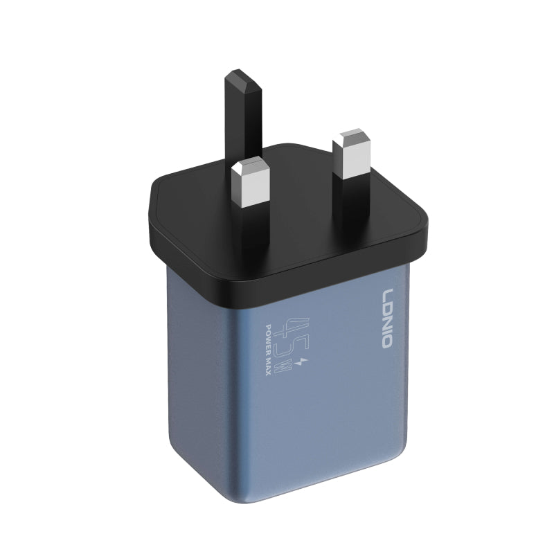 LDNIO Q12 Super Fast Charger - 45W / USB-A / USB-C / UK Plug