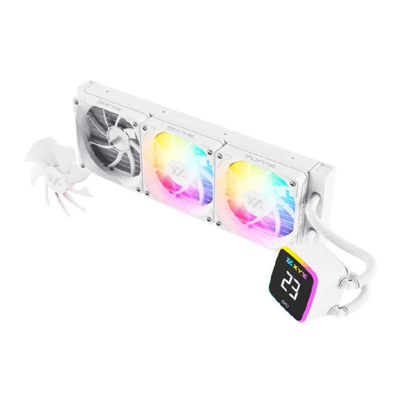 XYZ AQUAPULSE AIO 360 Liquid Cooler - White