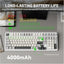 ATTACK SHARK X98 Tri Mode RGB Gaming Keyboard With Strawberry Switch - White