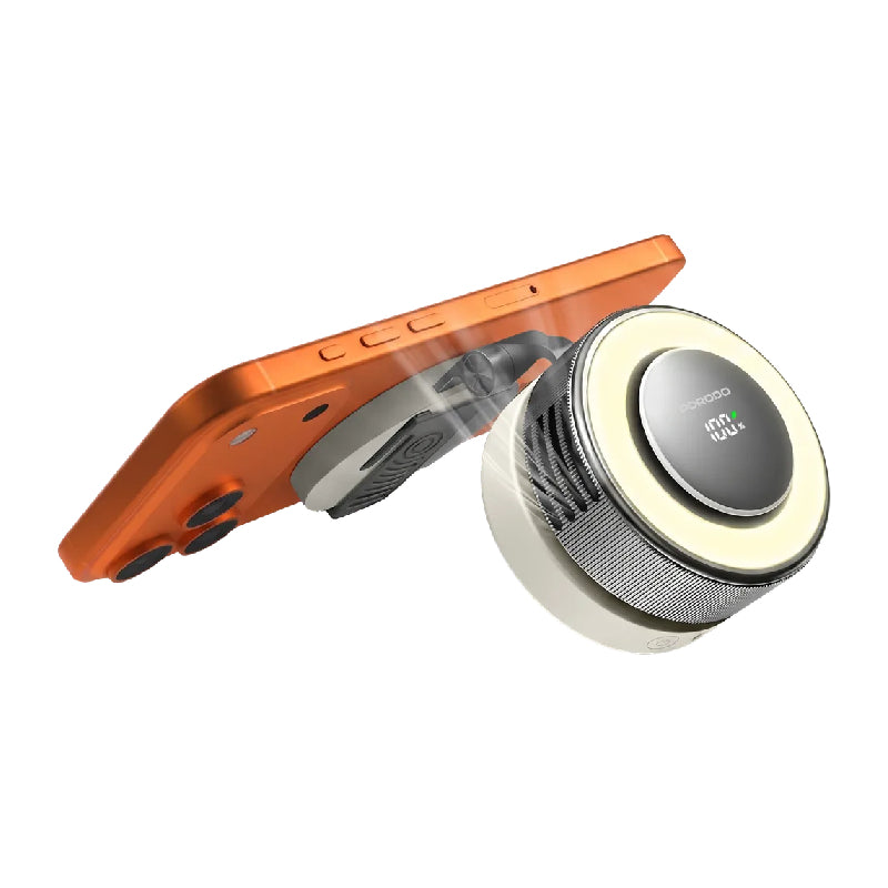 Porodo FLARIS Multifunctional Fan with LED Lighting – Beige