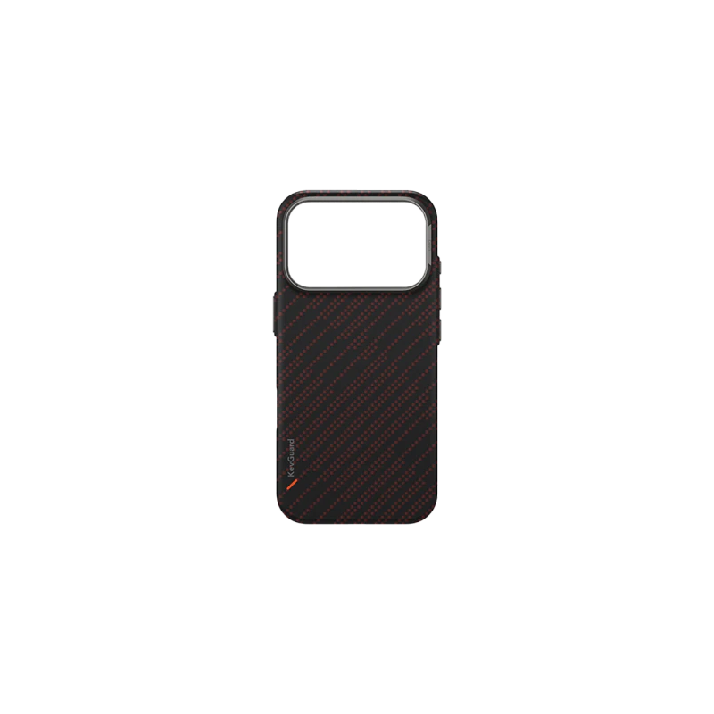 Uniq Hybrid Keva Edge Magclick Charging Case for Apple iPhone 17 Pro (2025) 6.3" - Rust Orange