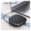 Anker PowerConf S330 Speakerphone, Ambient Noise Cancellation, 360° Coverage, 1.75" Driver, Ergonomic Design, Plug n Play - Black