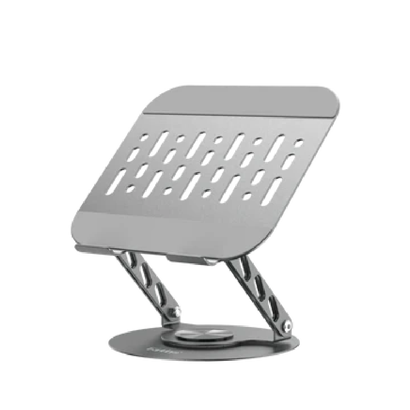Earldom EH333 360 Degree Adjustable Metal Laptop Stand - Gray