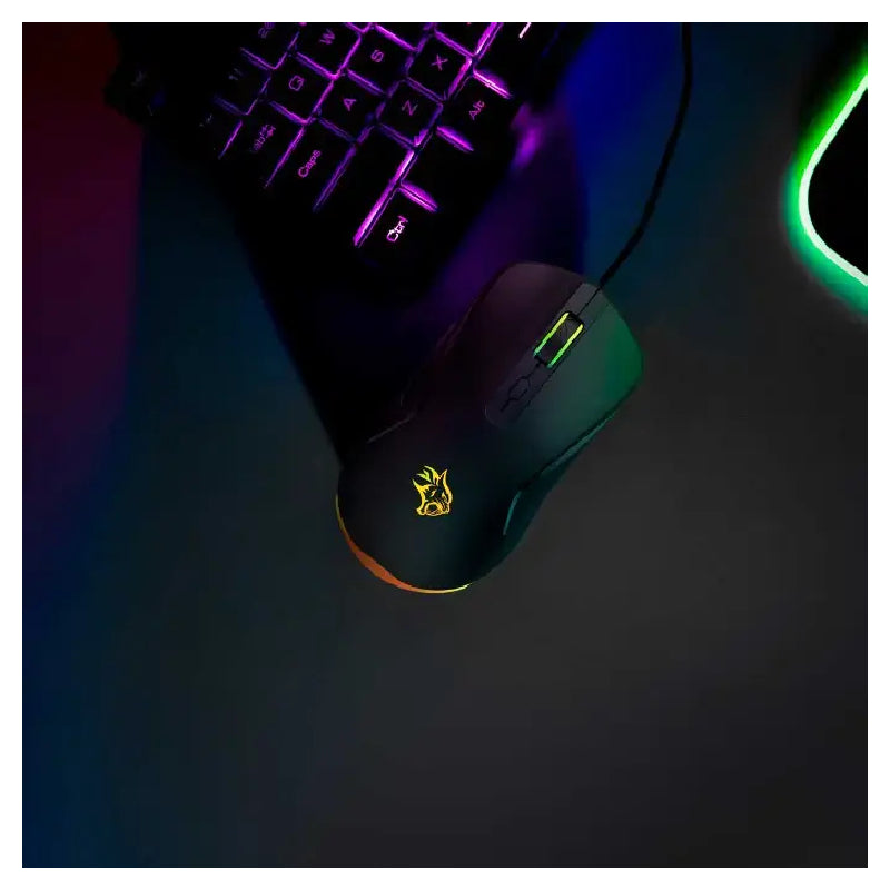 Porodo Gaming Wired Mouse - RGB / Black