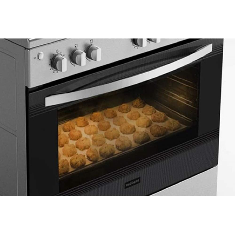 Frigidaire 5 Burners Free-Standing Gas Cooker, 90x60cm, FNGE90JGRSO - Silver