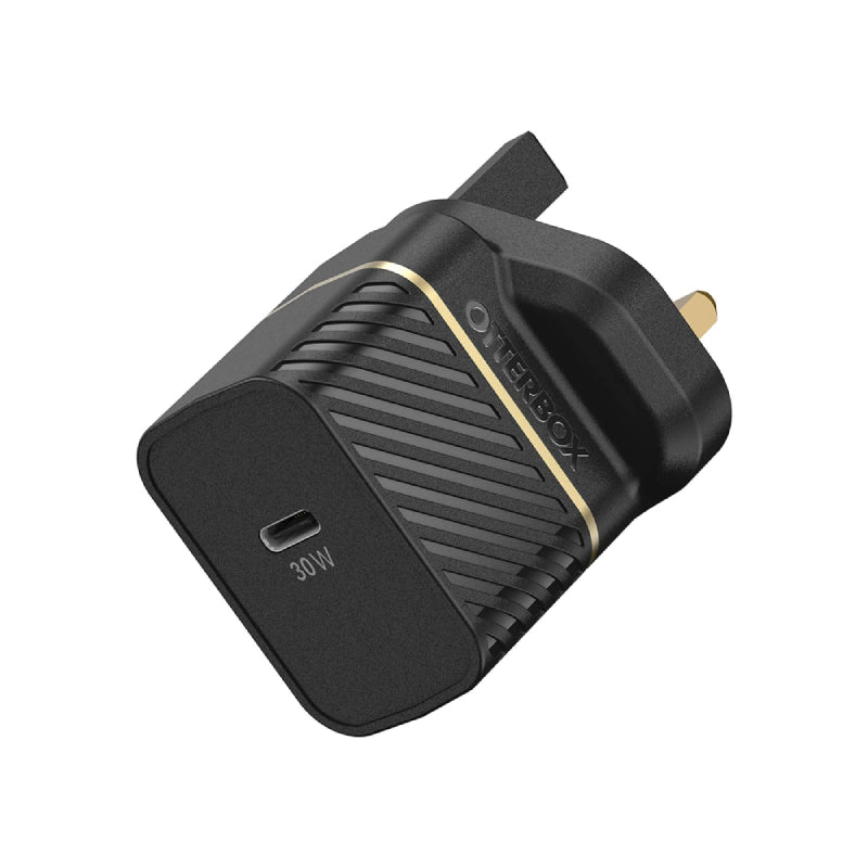 OtterBox UK Wall Charger 30W GaN - 1x USB-C 30W USB-PD - Black