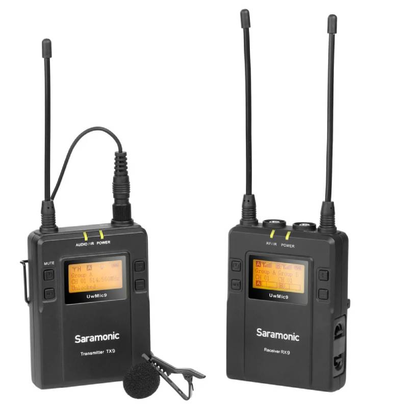 Saramonic Dual Channel UHF Wireless Microphone Kit UwMic9 Kit1