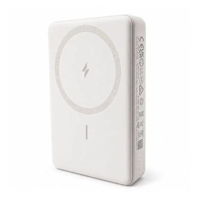 Anker 334 MagGo Wireless Power Bank - 10000mAh / USB-A / USB-C / White