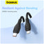 Baseus Pudding Series Fast Charging Type-C to Lightning Cable - 1.2 Meter / 20W / Cluster Black