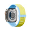 Uniq Revix IV Reversible Magnetic Strap For Apple Watch 49/46/45/44mm - Lime Spritz/Blue Surge