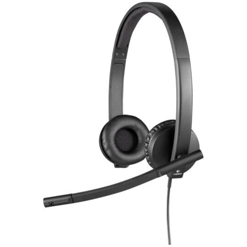 Logitech H570e USB Wired Headset - Wired / USB / Stereo / On-Ear / Black