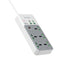 PAWA Universal Power Strip With Timer  - 5 Way  / 65W / USB-A / USB-C / White