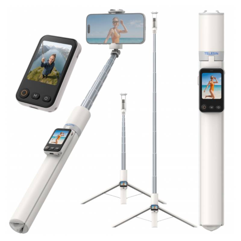 TELESIN P1-CSS-02 Selfie Stick - Black
