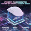 ATTACK SHARK X1 Tri-mode Gaming Mouse With Touchpad RGB Charging Dock PAW3395PRO Sensor - White