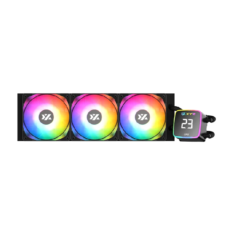 XYZ AQUAPULSE AIO 360 Liquid Cooler - Black
