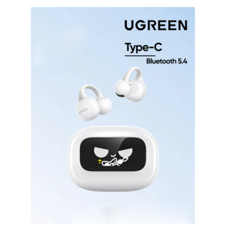 لاسلكي يوجرين S6 ClipBuds Magic True يوجرين - بلوتوث  يو اس بي/ أبيض