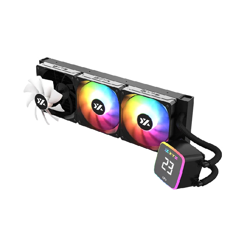 XYZ AQUAPULSE AIO 360 Liquid Cooler - Black
