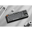 لوحة مفاتيح كيكرون K8 ماكس QMK/TKL للألعاب، ميكانيكية لاسلكية بإضاءة RGB ومبدلات سوبر ريد - تخطيط عربي / أسود