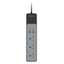 Porodo Power Strip 3AC | 45W | 300W - Black