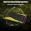 ATTACK SHARK X65 Pro HE Wireless Rapid Trigger Gaming Keyboard With Magnetic Switch - Black And Yellow Contour Lines
