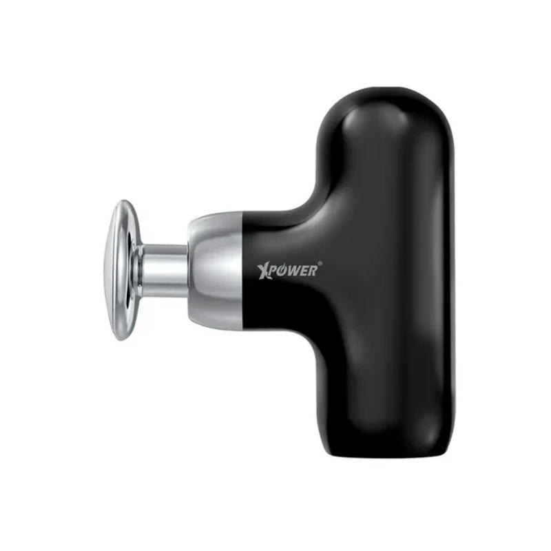 XPower MG18 2-in-1 Mini Hot Compress Massage Gun - Black