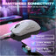 ATTACK SHARK X1 Tri-mode Gaming Mouse With Touchpad RGB Charging Dock PAW3395PRO Sensor - White