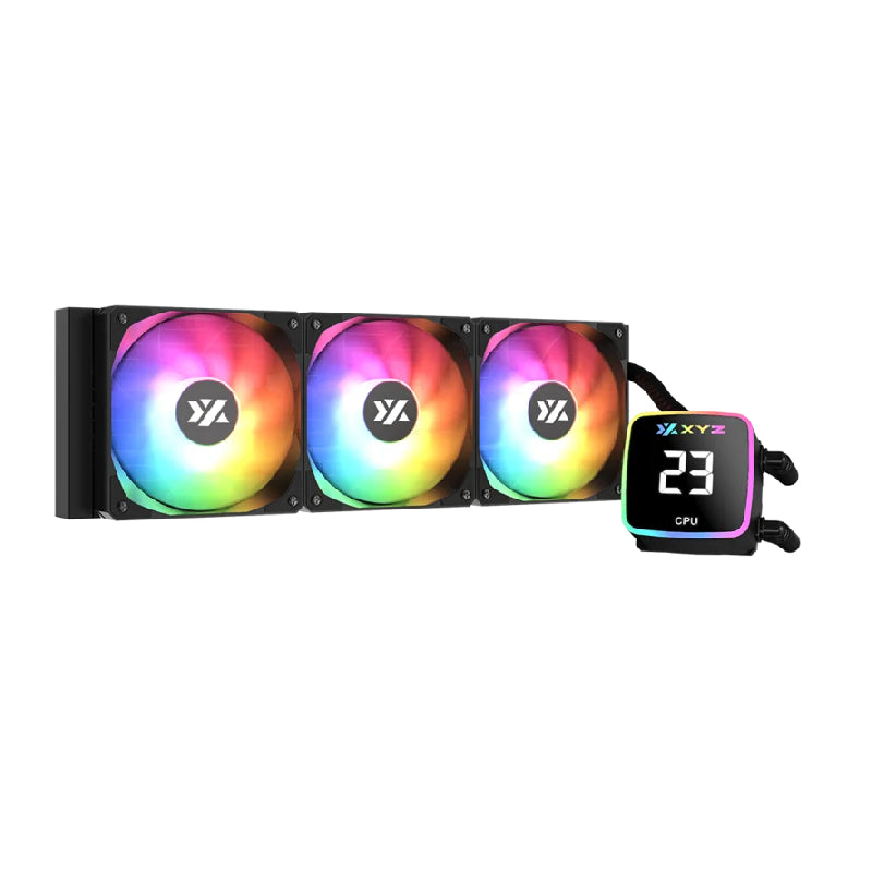 XYZ AQUAPULSE AIO 360 Liquid Cooler - Black