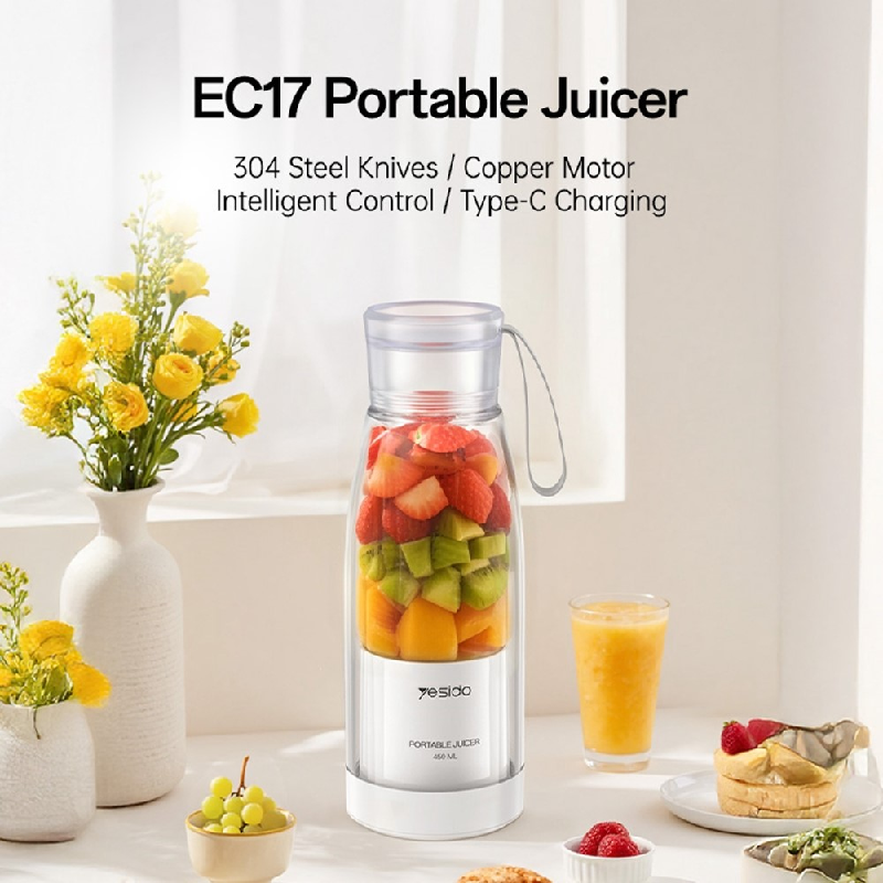 Yesido EC17 Portable USB-C Juicer - 450ml / White