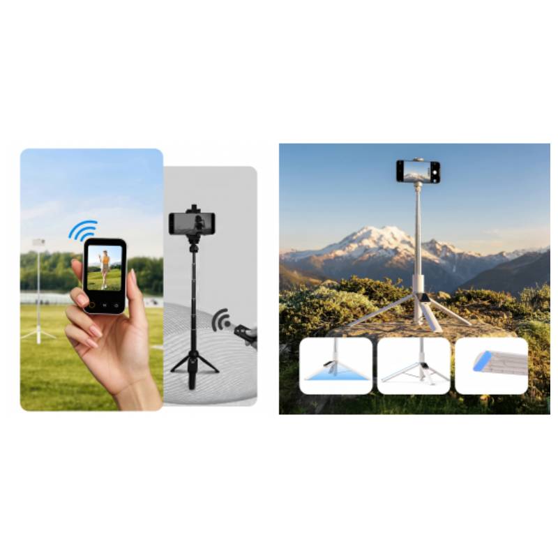 TELESIN P1-CSS-02 Selfie Stick - Black