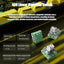 ATTACK SHARK X65 Pro HE Wireless Rapid Trigger Gaming Keyboard With Magnetic Switch - Black And Yellow Contour Lines