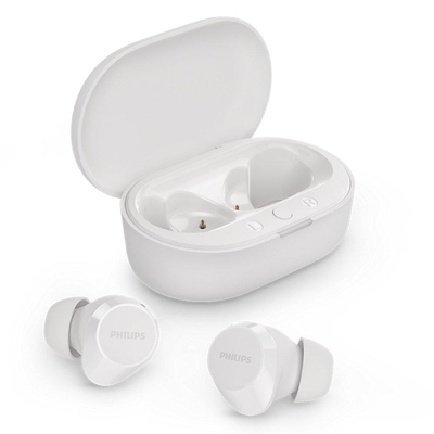 Philips True Wireless Earbuds - Bluetooth / USB-C / White