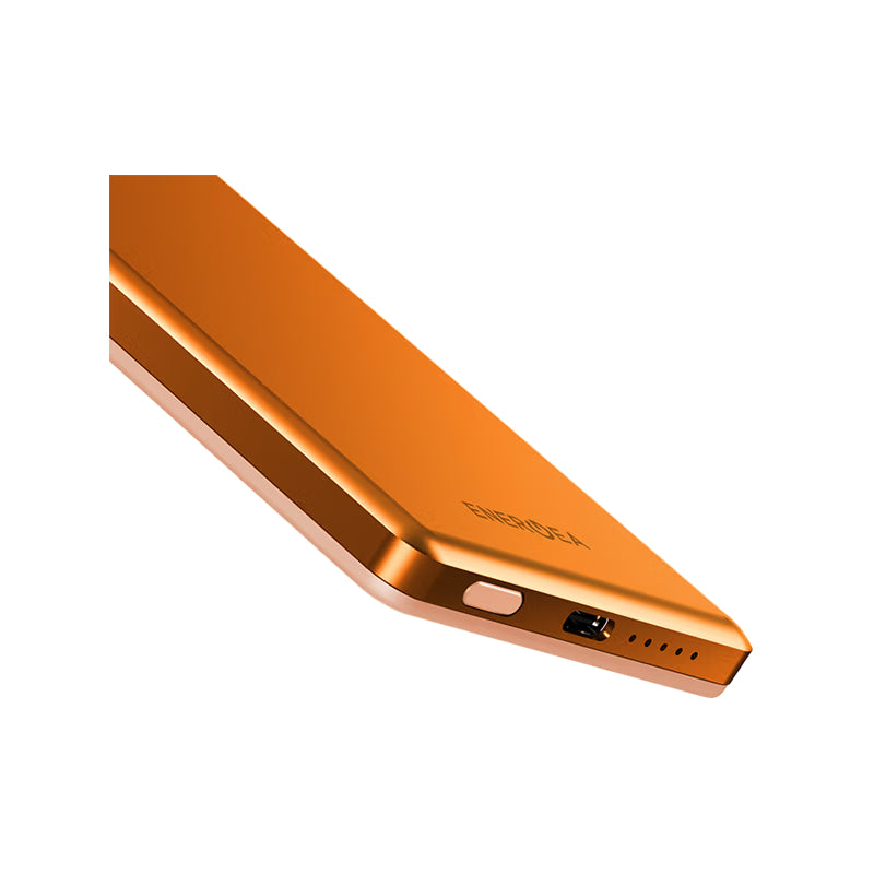Energea AluPac Mini Aluminum MagSafe Power Bank - 5000mAh / USB-C / Orange