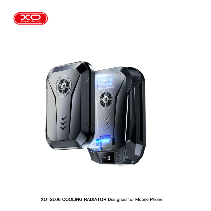 XO SL06 Cooling Radiator Designed for Mobile Phone - Black