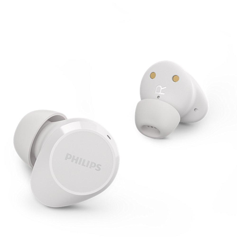 Philips True Wireless Earbuds - Bluetooth / USB-C / White