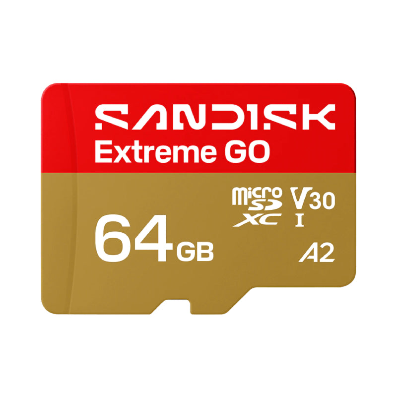 SanDisk Extreme GO microSD UHS-I Card - 64GB / Up to 170MB/s