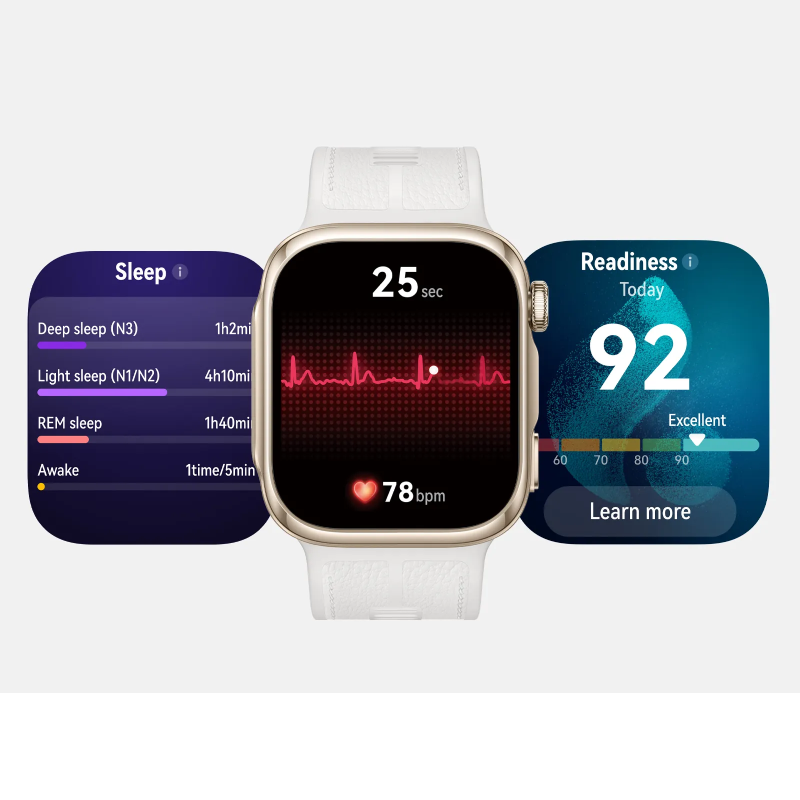 Huawei D3 Riva-B19 Smart Watch - 1.92" AMOLED / Bluetooth / Gold