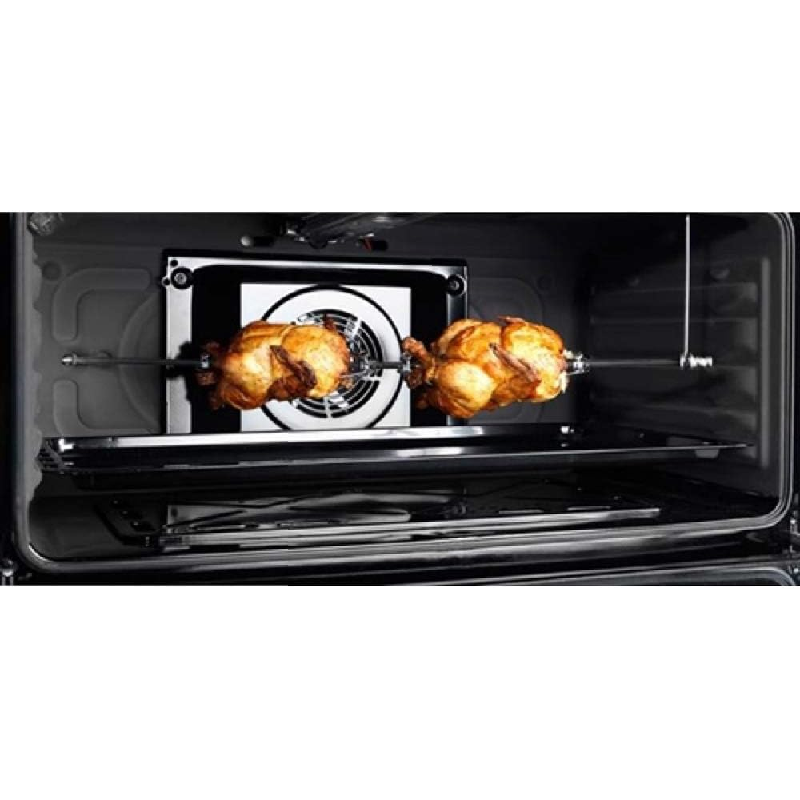 Frigidaire 5 Burners Free-Standing Gas Cooker, 90x60cm, FNGE90JGRSO - Silver