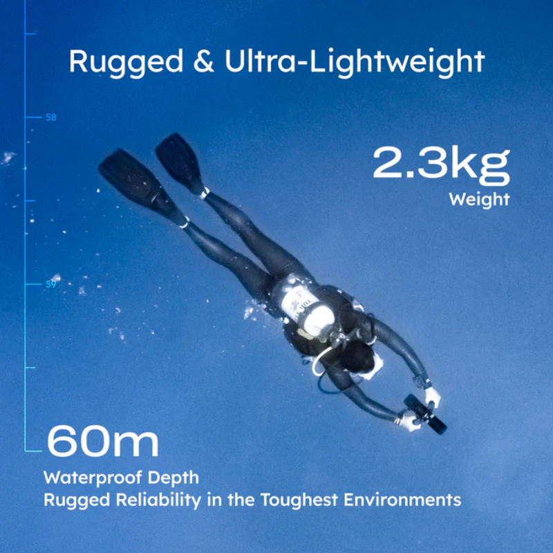 Pre-Order LEFEET P1 XR Underwater Scooter - 3.6m/s / 7400mAh / Black