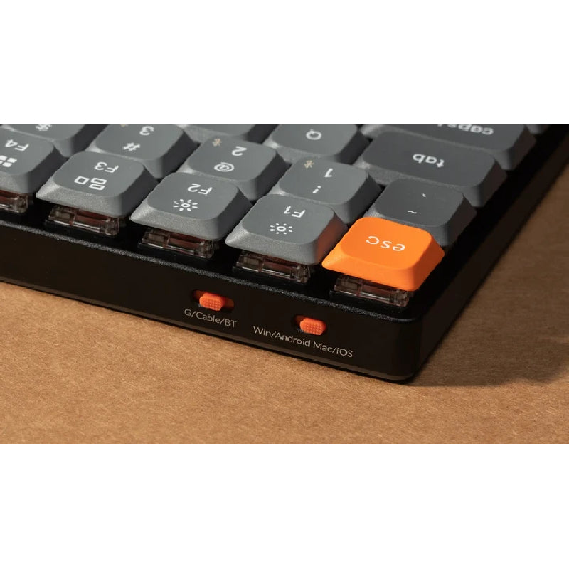 Keychron K1 Max TKL RGB Backlight Hot Swappable QMK/VIA Wireless Mechanical Gaming Keyboard - Black