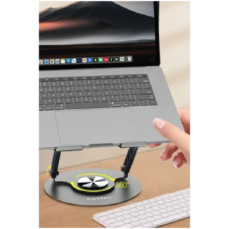Earldom EH333 360 Degree Adjustable Metal Laptop Stand - Gray