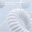 ATTACK SHARK C01 PRO Double Sleeved Type-C Coiled Cable - White