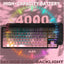ATTACK SHARK X87 Tri-Mode Gasket Mechanical Gaming Keyboard With Strawberry Switch - Blackberry